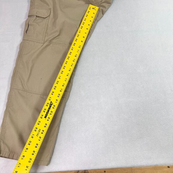 511 Tactical Pants Mens 36 Beige Cargo Paratrooper Gorpcore Straight Leg Ripstop - Picture 5 of 14